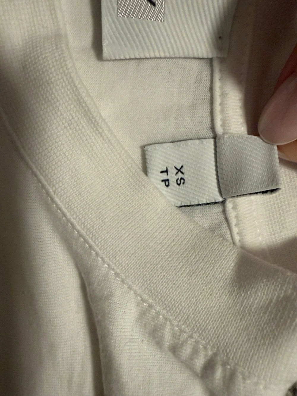 Burberry White Tee with Vintage Check Short Sleeves - Picture 3 of 4